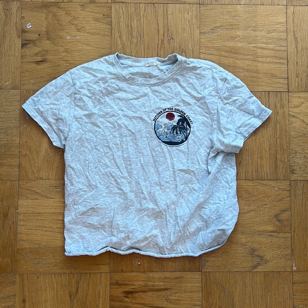 Brandy Melville / John Galt Grey T Shirt
